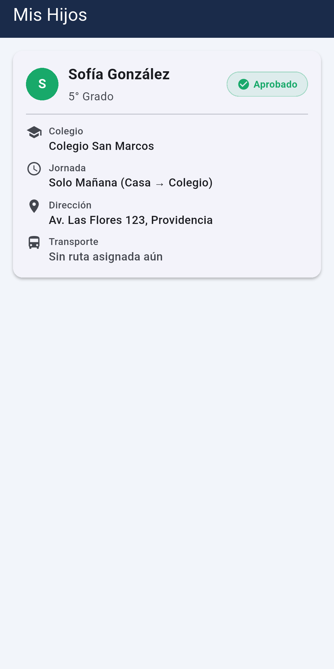 Apoderado — mis estudiantes